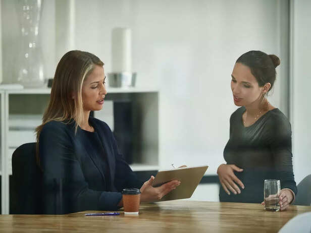 Single mother taking legal advice