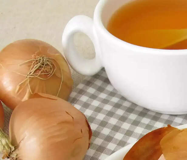 photo showing tea and onion